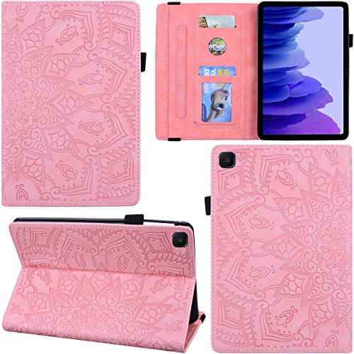 Nothers DodoBuy Hülle für Lenovo Tab P11 Pro 11,5 Zoll, Mandala Muster Flip Smart Cover PU Leder Schutzhülle Tasche Brieftasche Multi-Winkel Wallet Case Ständer mit Kartenfächer - Rosa von Nothers