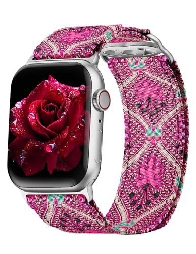 Kompatibel mit Apple Watch Armband 41mm 40mm 39mm 38mm 45mm 44mm 42mm 49mm Damen, Damen-Ersatzarmbänder Nylon für iWatch Series Se Ultra 9 8 7 6 5 4 3 2 1 von NotoCity