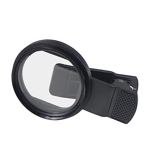 NovelGoal 52 mm Professioneller Handy-Kamera-Clip mit Makro-Objektiv, CPL-Stern, variabler ND-Filter für alle Smartphones, Aluminiumlegierungsgewinde (mit UV-Filter, quadratisches Loch) von NovelGoal