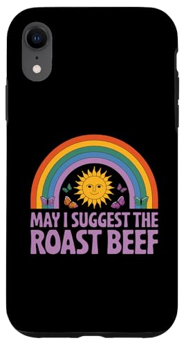 Hülle für iPhone XR Darf ich The Roast Beef Sarcastic Dad Joke für Damen und Herren vorschlagen von Novelty Inappropriate Adult Humor Embarrassing