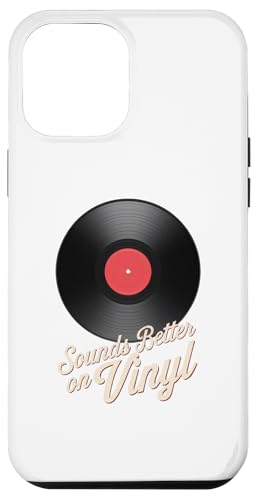 Hülle für iPhone 14 Pro Max Lustiger Spruch klingt besser auf Vinyl-Schallplatte DJ Elektronischer Gag von Novelty Vintage Record Music Turntable Musician