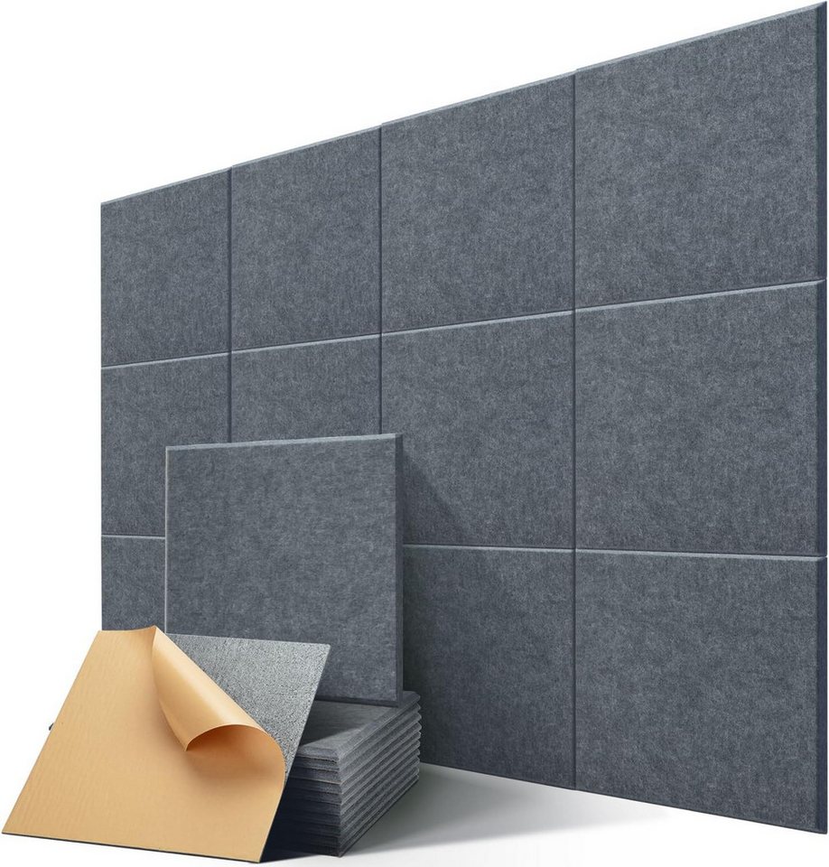 Novzep PC-Geräuschdämmung Selbstklebend Schalldichter Akustische Achallabsorbierende Paneele, 30 x 30 cmAkustikplatten, Absorptionsisolierung, für Zuhause und Büro Novzep PC-Geräuschdämmung Selbstklebend Schalldichter Akustische Achallabsorbierende Paneele, 30 x 30 cmAkustikplatten, Absorptionsisolierung, für Zuhause und Büro von Novzep