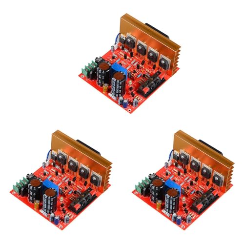 Nozldots 3X Leistung VerstäRker Audio Board 180W + 180W 2.0 Kanal FET Lautsprecher VerstäRker Sound VorverstäRker Dual AC18V-26V mit LüFter von Nozldots