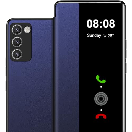 Handyhülle für Samsung Galaxy S20 FE 5G/4G Hülle S View, Clear View Flip Leder für Samsung Galaxy S20 FE Hülle,Extra-Dünn Stoßfest Kratzfest Cover Case für Samsung Galaxy S20 FE 5G Tasche Clear S View Handyhülle für Samsung Galaxy S20 FE 5G/4G Hülle S View, Clear View Flip Leder für Samsung Galaxy S20 FE Hülle,Extra-Dünn Stoßfest Kratzfest Cover Case für Samsung Galaxy S20 FE 5G Tasche Clear S View von Nshkeji