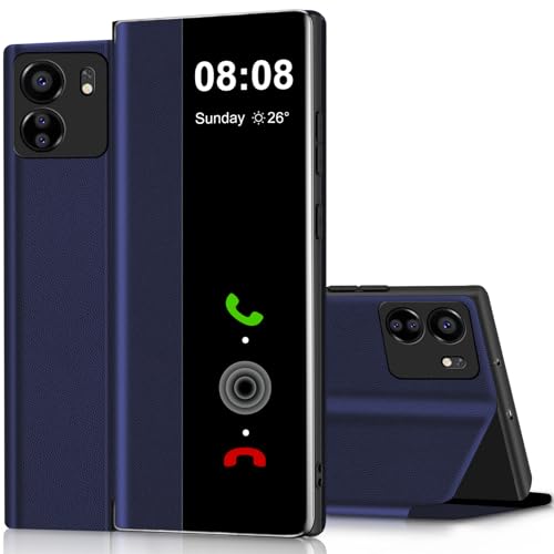 Handyhülle für Xiaomi Redmi 13C 4G Hülle Clear View, für Xiaomi Poco C65 Hülle mit Ständer Klappbar Touchscreen View Flip Extra-Dünn Leder Schutzhülle Case, für Xiaomi Redmi 13C 4G Hülle Clear S View Handyhülle für Xiaomi Redmi 13C 4G Hülle Clear View, für Xiaomi Poco C65 Hülle mit Ständer Klappbar Touchscreen View Flip Extra-Dünn Leder Schutzhülle Case, für Xiaomi Redmi 13C 4G Hülle Clear S View von Nshkeji
