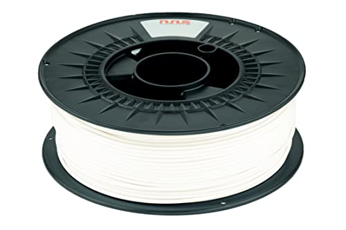 NuNus ASA Filament Hitzebeständig Filament 1KG ASA 1,75mm Filament für 3D Drucker Material UV-Beständig Weiß von NuNus