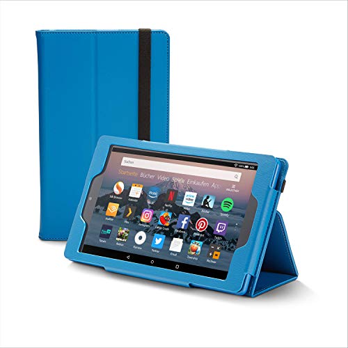 Nupro Premiumhülle für Fire HD 8-Tablet, faltbar, Blau von NuPro