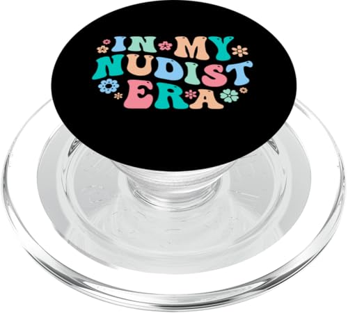 Nudismus Spruch PopSockets PopGrip für MagSafe von Nudist Nudismus Naturist Designs