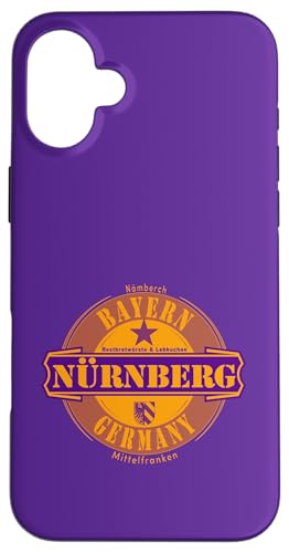 Hülle für iPhone 16 Plus Nürnberg Franken Bayern Deutschland Stern Outfit Andenken von Nürnberg Franken Bayern Deutschland Souvenir