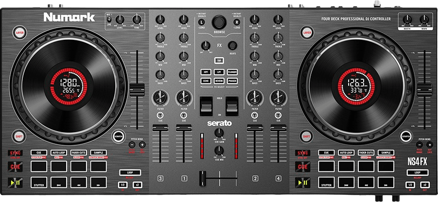 Numark NS4 FX 4-Deck-DJ-Controller von Numark