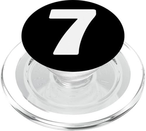 # 7 T-Shirt # Sieben Jersey Uniform Sport Geburtstag PopSockets PopGrip für MagSafe von Numbered Apparel Co.