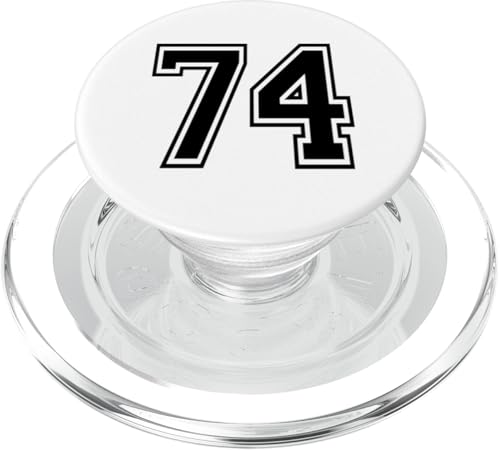 Nummer 188.0 cm schwarz PopSockets PopGrip für MagSafe von Numbers and Letters