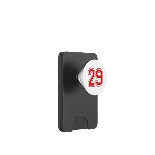 Nummer 73.7 cm Rot PopSockets PopWallet für MagSafe von Numbers and Letters