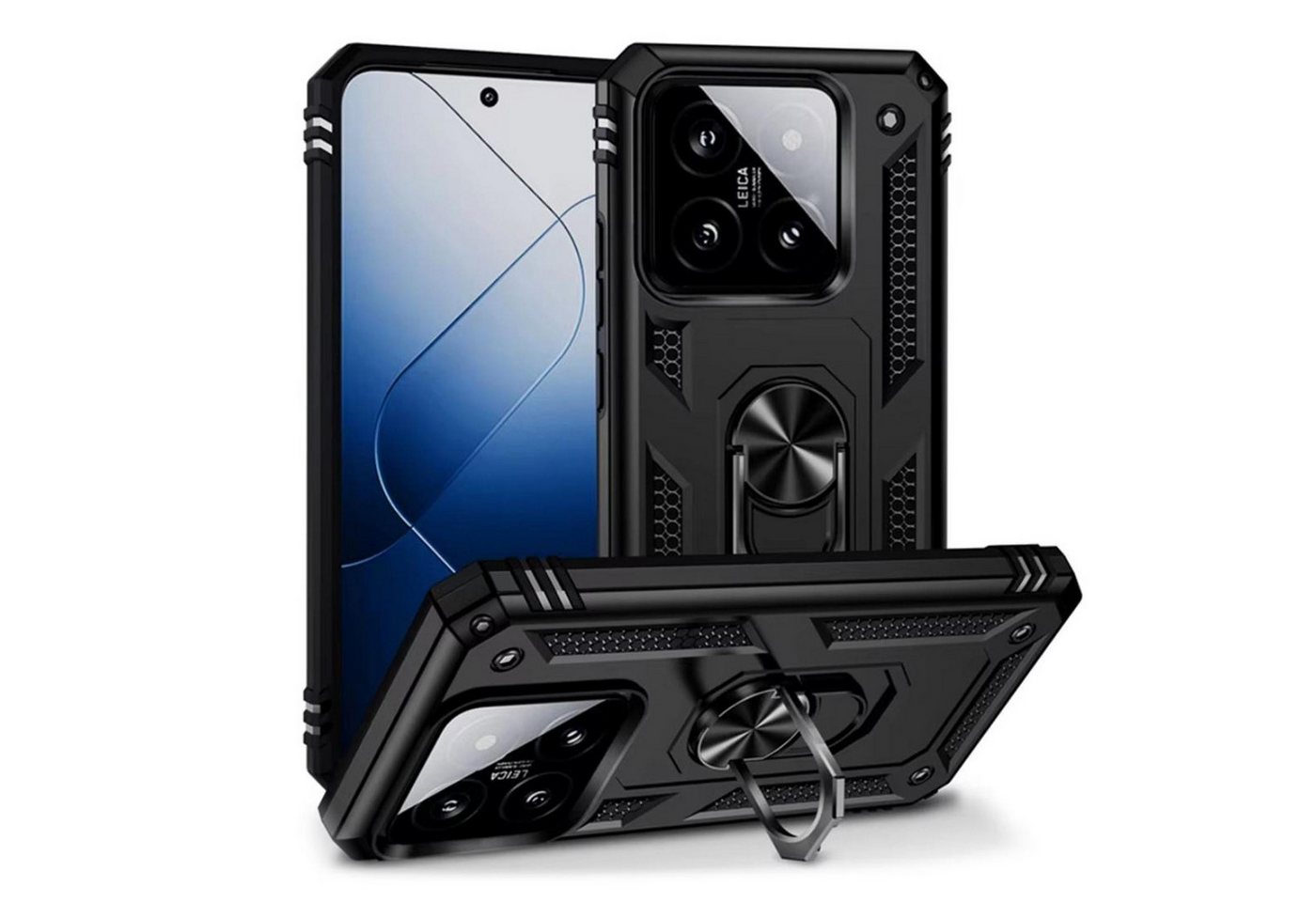 Numerva Handyhülle Schutz Hülle Outdoor Case für Xiaomi 14T, Panzer Hülle Bumper Case Cover von Numerva