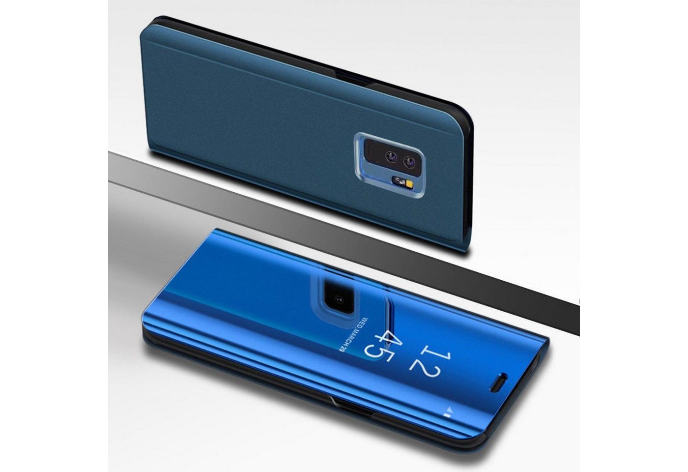 Numerva View Cover View Cover für Samsung Galaxy S9, Schutz Hülle Flip Cover Smart View Case von Numerva