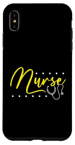 Hülle für iPhone XS Max Krankenschwester Stethoskop Krankenpflege Karriere Spaß Krankenschwester von Nurse Gifts Nursing Career Apparel Kanig Designs