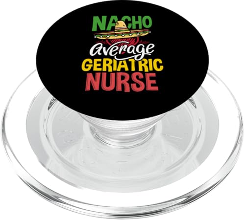 Nacho Durchschnittliche Altenpflegerin Nacho Loving Altenpfleger PopSockets PopGrip für MagSafe von Nurse Gifts Nursing Career Apparel Kanig Designs