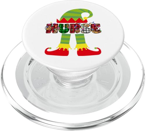 Christmas Nurse Elf Nurses Weihnachtspullover PopSockets PopGrip für MagSafe von Nurse Ugly X-Mas Sweaters