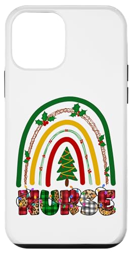 Hülle für iPhone 12 mini Christmas Nurse Rainbow Nurses Weihnachtspullover mit Weihnachtsmotiv von Nurse Ugly X-Mas Sweaters