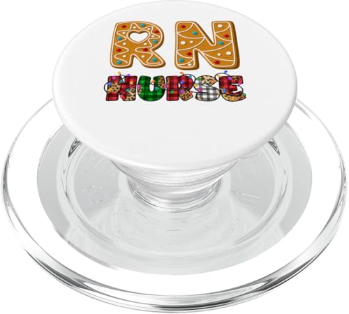 RN Christmas Nurse Lustiger Weihnachtspullover für Krankenschwestern PopSockets PopGrip für MagSafe von Nurse Ugly X-Mas Sweaters