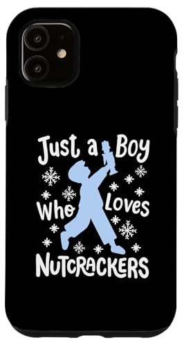 Hülle für iPhone 11 A Boy Who Loves Nussknacker Kinder Weihnachten Männer Jungen von Nutcracker Family Christmas Outfits