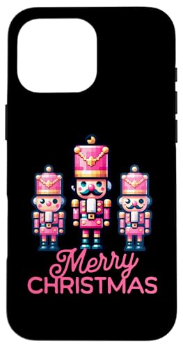 Hülle für iPhone 16 Pro Max Merry Christmas Nussknacker Cute Family Xmas Women Girls Kids von Nutcracker Family Christmas Outfits