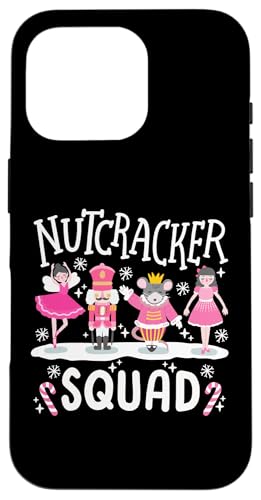 Hülle für iPhone 16 Pro Nussknacker Squad Urlaub Weihnachten Familie passender Schlafanzug von Nutcracker Family Christmas Outfits