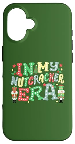 Hülle für iPhone 16 Retro Groovy In My Nussknacker Era Funny Christmas Family von Nutcracker Family Christmas Outfits