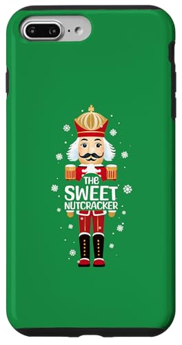 Hülle für iPhone 7 Plus/8 Plus Süßer Nussknacker, lustiger Weihnachtspyjama, für die Familie von Nutcracker Family Christmas Outfits