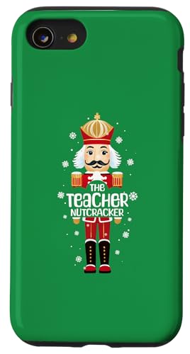 Hülle für iPhone SE (2020) / 7 / 8 Lustiger Weihnachtspyjama, Nussknacker für Lehrer von Nutcracker Family Christmas Outfits