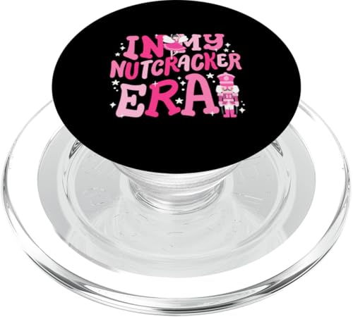 In My Nutcracker Era Retro-Groovy, lustige Weihnachtsmädchen PopSockets PopGrip für MagSafe von Nutcracker Family Christmas Outfits