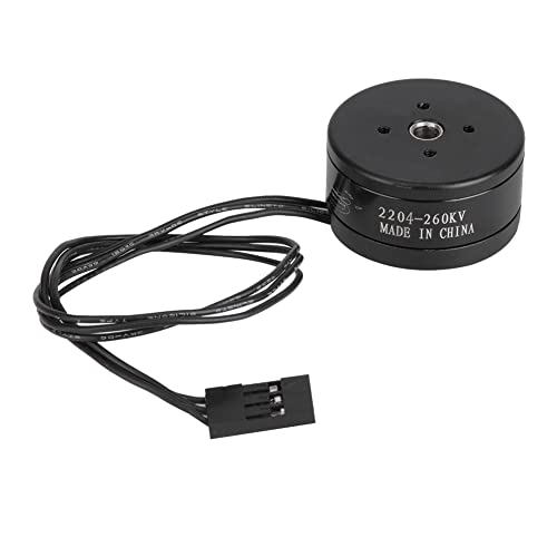 Nutriess bürstenloser Motor 260KV 2206 Modell für Goorp -Kamera Gimbal RC Drohnen Zubehör im Freien Hochleistung ((2204)) von NutriEss