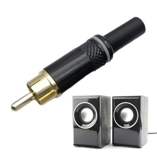 Nuyhadds Lautsprecherkabelstecker, Audiostecker,Videokabelstecker | Stecker, Schraubklemmenanschluss, Videoanschlussadapter für Lautsprecher, Audiogeräte und Videogeräte von Nuyhadds