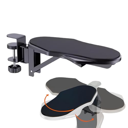 Comfortable Arm Support Pad, Wrist Elbow Rest for Desk, Home Arm Rest, Adjustable Desk Arm Rest, 33.4x14.3x11.9 cm, / 13.15x5.6x4.68in, Computer Desk Extender Tray for Home von Nuyhgtr