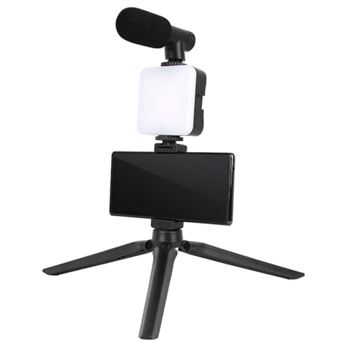 Phone Selfie Stick, Portable Cell Phone Tripod, Tripod Stand with LED, Selfie Lamp Tripod, Multi-Functional Phone Tripod, Live Broadcast Tripod, Adjustable Phone Stand, for Live Broadcast von Nuyhgtr