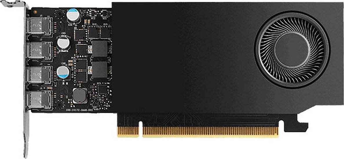 NVIDIA RTX A1000 - Grafikkarten - RTX A1000 - 8 GB GDDR6 - PCIe 4.0 x8 Low-Profile - 4 x Mini DisplayPort (900-5G172-2280-000) von Nvidia