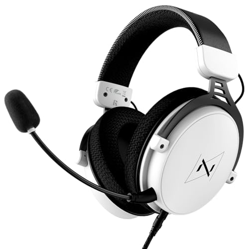 Nyfter - Gaming Headset 02/2024 Surround Sound Earpad mit Memory Foam für Gaming PC, Xbox, Phones, PS, Switch, Xbox. von Nyfter