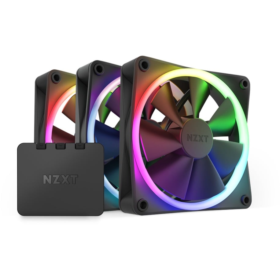 F120 RGB-Dreierpack 120x120x26, Gehäuselüfter von Nzxt