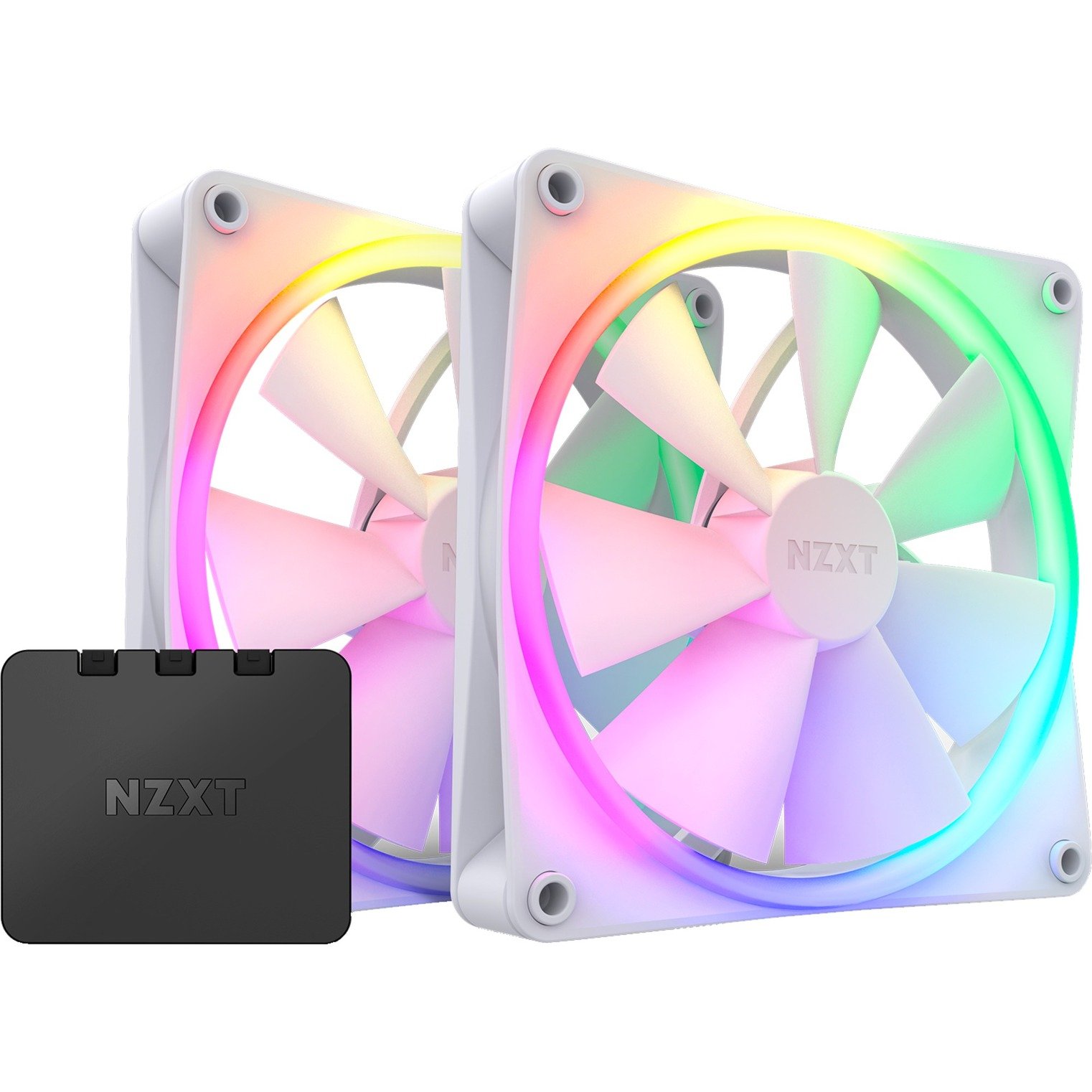 F140 RGB DUO Twin 140x140x25, Gehäuselüfter von Nzxt