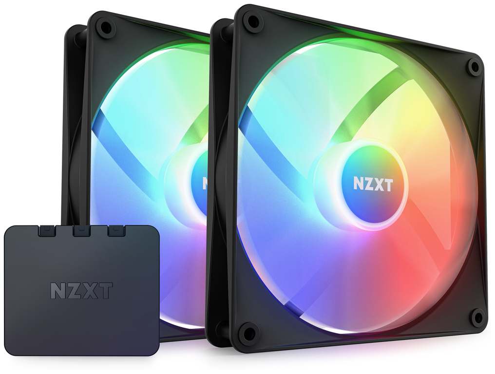 NZXT F140 RGB Core Computergehäuse Ventilator 14 cm Schwarz 2 Stück(e) von Nzxt