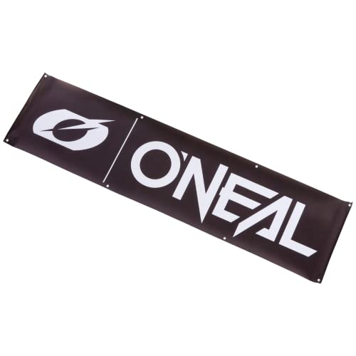 O'NEAL | Accessories | Motorrad Enduro | Schwarze Flagge mit O'NEAL Logo | O'NEAL Banner Schwarz | Schwarz | Größe 300 x 80 cm von O'NEAL