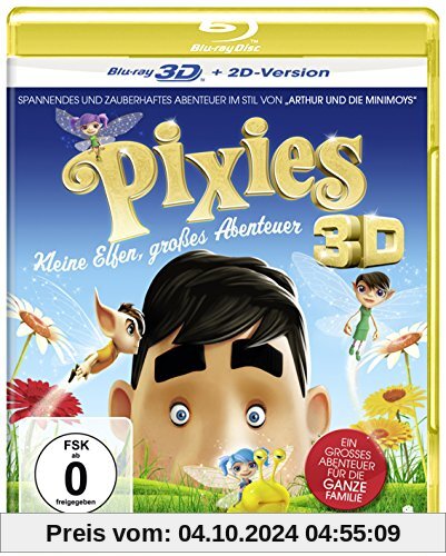 Pixies - Kleine Elfen, großes Abenteuer [3D Blu-ray + 2D Version] von O'Reilly, Sean Patrick