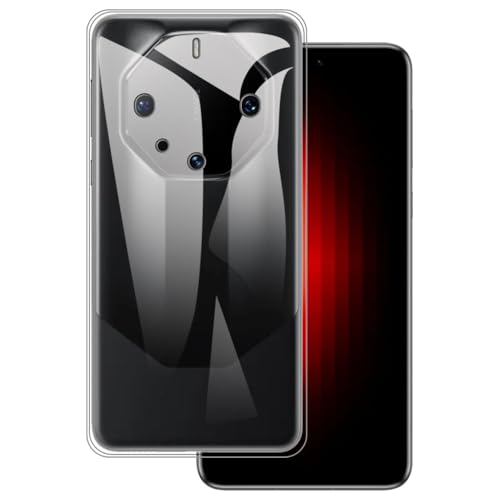 OAGELIM Hülle Kompatibel mit Huawei Mate 60 RS Ultimate, Stoßfest Dünn Silikon Cover Vergilbungsbeständig Slim Transparent TPU Handyhülle für Huawei Mate 60 RS Ultimate 6,8 Zoll (Transparent) von OAGELIM