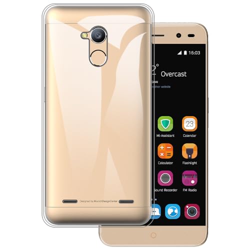 OAGELIM Schutzhülle für ZTE Blade V7 Lite, ultradünn, Gel, Pudding, weiches Silikon, für ZTE Blade V7 Lite 5 Zoll (12,7 cm) (transparent) von OAGELIM