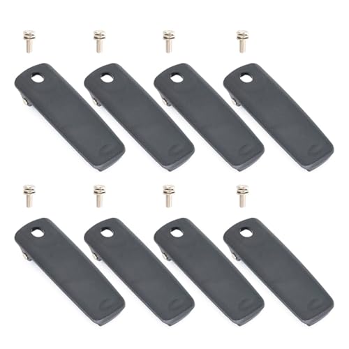 OAJABBGE Tragbare Heavy Duty Gürtel Clips Klemme Geeignet Für VX231 Handheld Zwei Weg Radio Lautsprecher Mikrofon Sicheres Tragen 4/8 Stücke von OAJABBGE