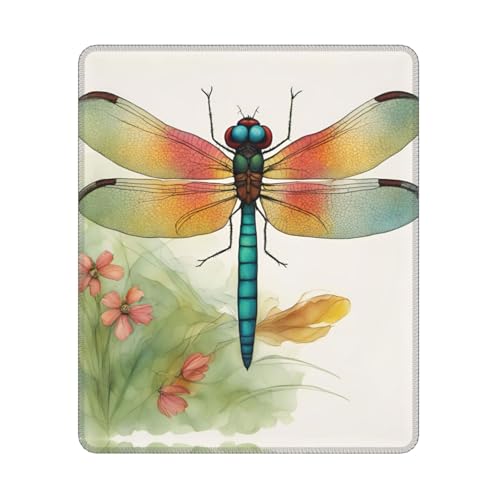 Bunte Libelle 1 The Mouse Pad Portable Mouse Pad Fashion Office Mouse Pad Home Laptop Mouse Pad von OAROK