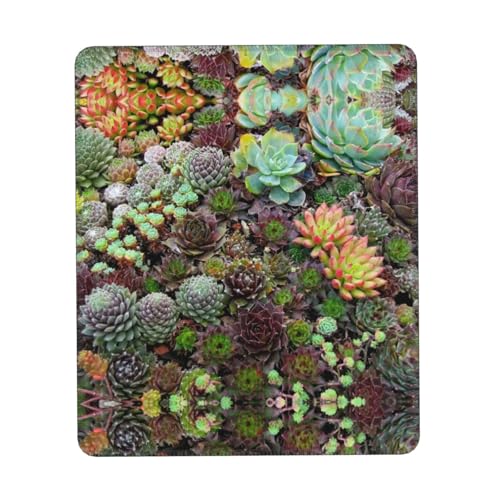 Sukkulenten Multi Size Rubber Lock Edge Mouse Pad (vertikal) Office Portable Multi Function Mouse Pad von OAROK