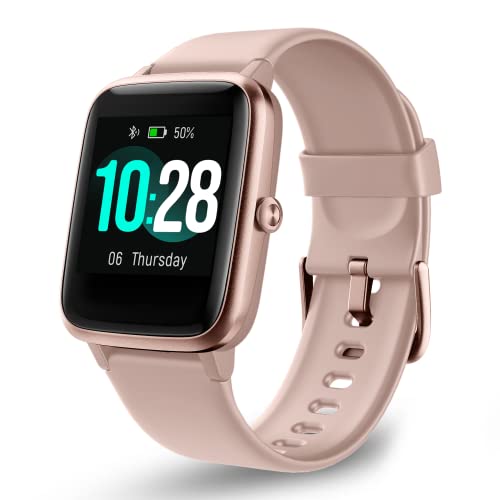 OCTANDRA Move VeryFitPro Smart Watch HR Herzfrequenz Schlafmonitor IP68 Wasserdicht Activity Fitness Tracker Schrittzähler Übung Laufen Uhr Fitness Uhren für Männer & Frauen (ID205L) (Rosa) von OCTANDRA