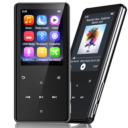 64GB MP3 Player Bluetooth 5.3, 18 beruhigende Geräusche, weißes Rauschgerät für Babys und Erwachsene zum Schlafen, integrierter HD-Lautsprecher, Sprachrekorder, UKW-Radio, TF-Karte bis zu 128GB von ODEJOI