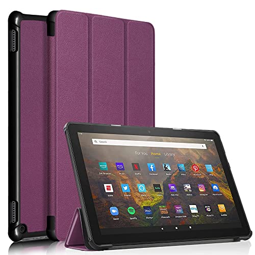 ODQQDO 10.1 Zoll Tablet-Hülle Smart Stand Protective Case Ultra Light (Nur kompatibel 13 Generation, 2023),Nicht kompatibel mit Huawei,Samsung,Purple von ODQQDO